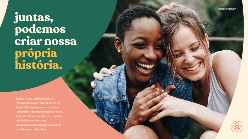 ladiore 女性時尚品牌logo設(shè)計與視覺識別vi設(shè)計，源自四個象征