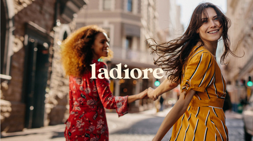 ladiore 女性時尚品牌logo設(shè)計與視覺識別vi設(shè)計，源自四個象征