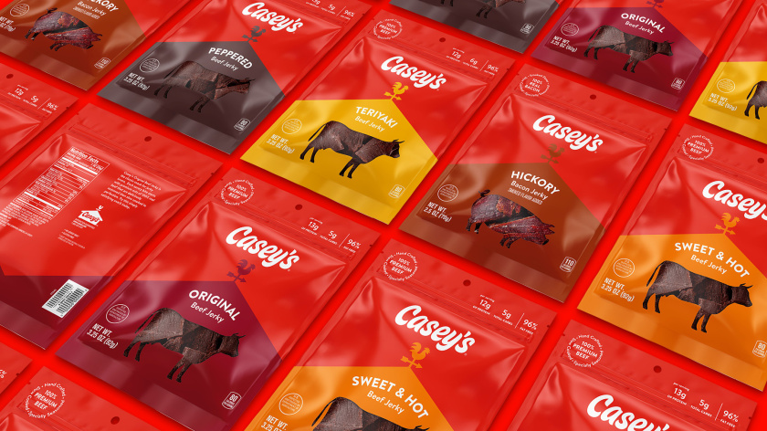 Casey便利店與比薩連鎖店logo設(shè)計品牌形象vi設(shè)計包裝設(shè)計，公雞風(fēng)標+房屋谷倉造型