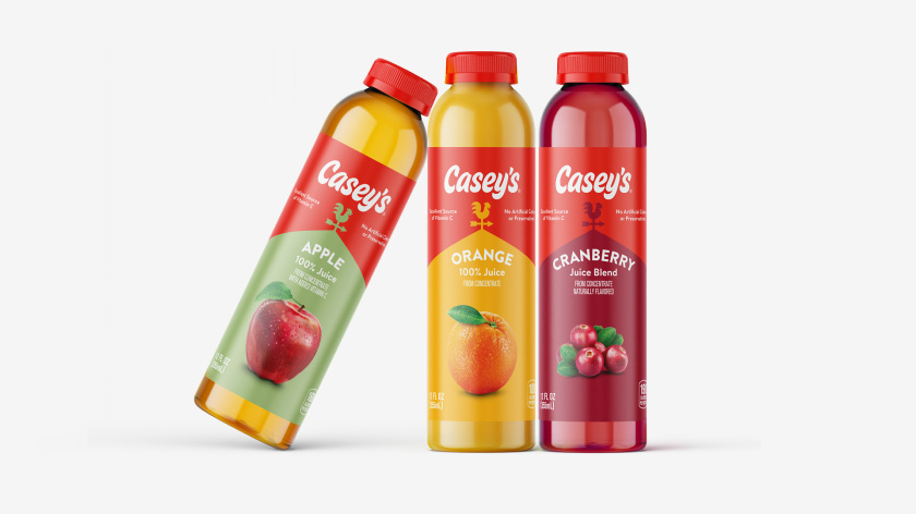 Casey便利店與比薩連鎖店logo設(shè)計品牌形象vi設(shè)計包裝設(shè)計，公雞風(fēng)標+房屋谷倉造型