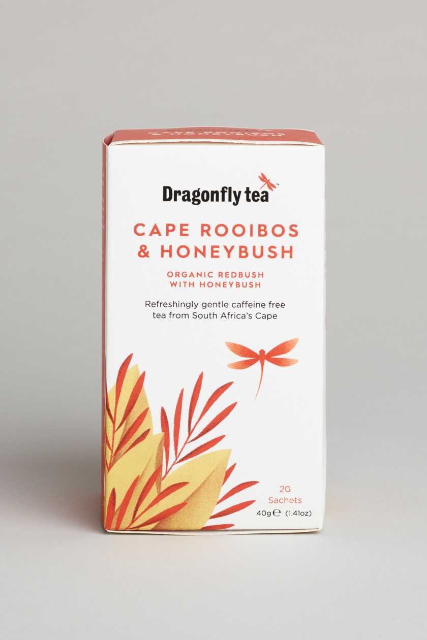 蜻蜓茶品牌茶葉包裝設計“植物插畫篇”-上海包裝設計公司