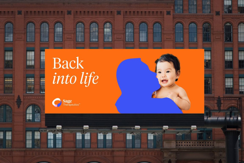 Sage 產(chǎn)后抑郁癥與腦部精神疾病醫(yī)藥品牌全案策劃設(shè)計(jì)，傳達(dá)積極樂觀形象