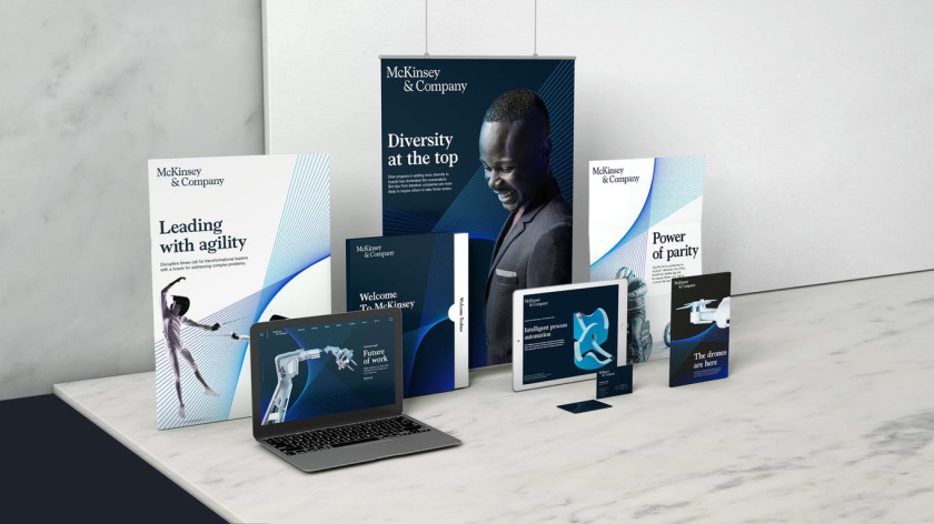 麥肯錫咨詢公司新企業(yè)形象vi設計，強調合作伙伴關系