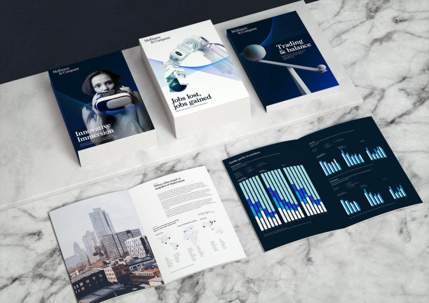 麥肯錫咨詢公司新企業(yè)形象vi設(shè)計，強調(diào)合作伙伴關(guān)系