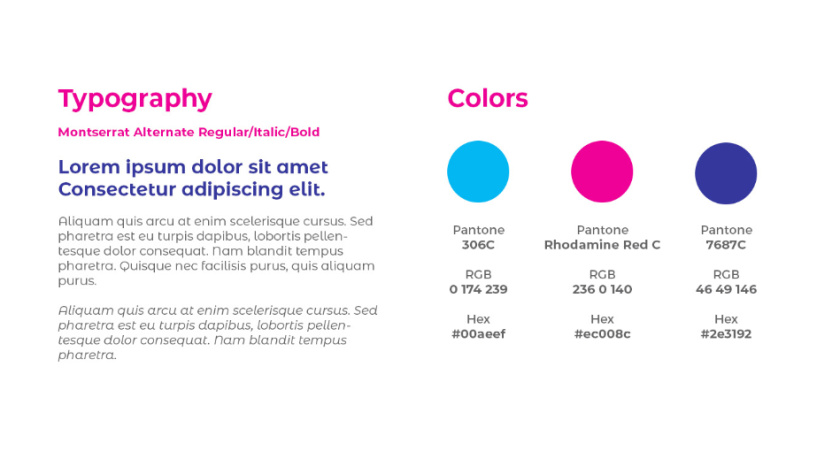 Arte e Magia兒童青少年舞蹈教育機構(gòu)品牌vi視覺形象設(shè)計，彎曲漸變色塊的疊加