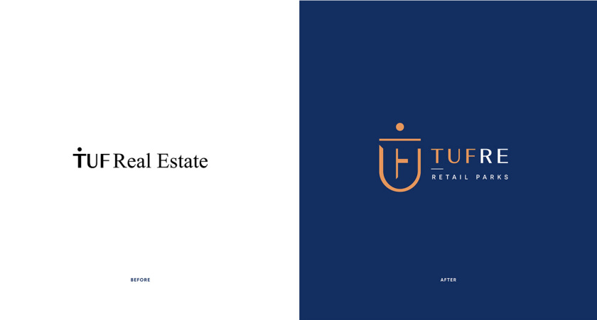 TUFRE 商業(yè)辦公園區(qū)品牌vi形象設(shè)計(jì)，具有一定藝術(shù)風(fēng)格的設(shè)計(jì)