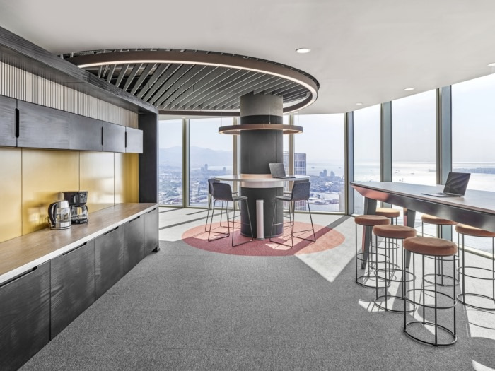 施耐德電氣辦公室室內(nèi)空間設(shè)計，良好的開放辦公環(huán)境與隔音設(shè)計