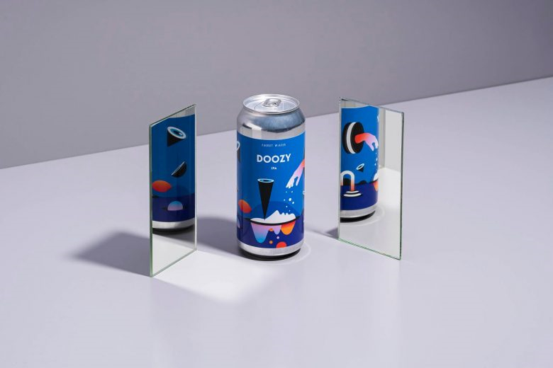 FUERST WIACEK啤酒包裝設(shè)計，每一個都是不同的插畫，不同的藝術(shù)品