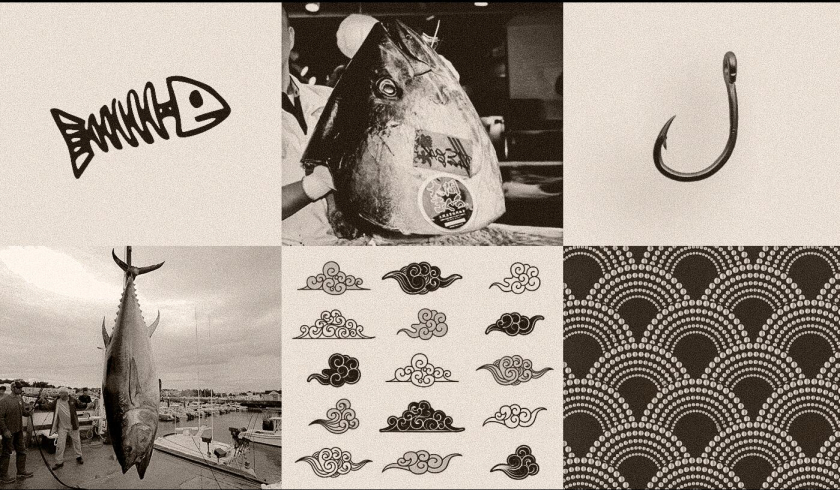 Basho日式壽司餐廳餐飲品牌vi形象全案策劃設(shè)計(jì)“浮世繪”藝術(shù)風(fēng)格