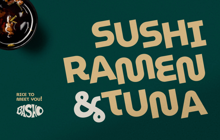 Basho日式壽司餐廳餐飲品牌vi形象全案策劃設(shè)計(jì)“浮世繪”藝術(shù)風(fēng)格