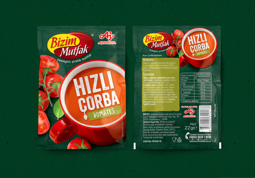 Bizim Mutfak 方便速食湯包裝設(shè)計(jì)