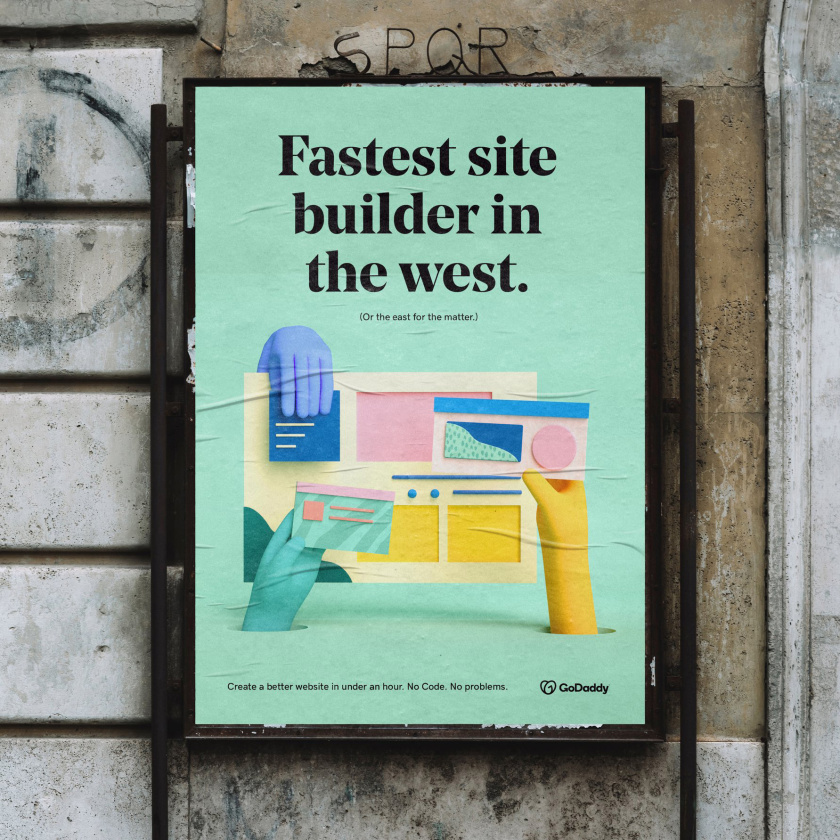 GoDaddy 域名注冊商和網(wǎng)站空間托管公司心形logo設(shè)計(jì)vi設(shè)計(jì)