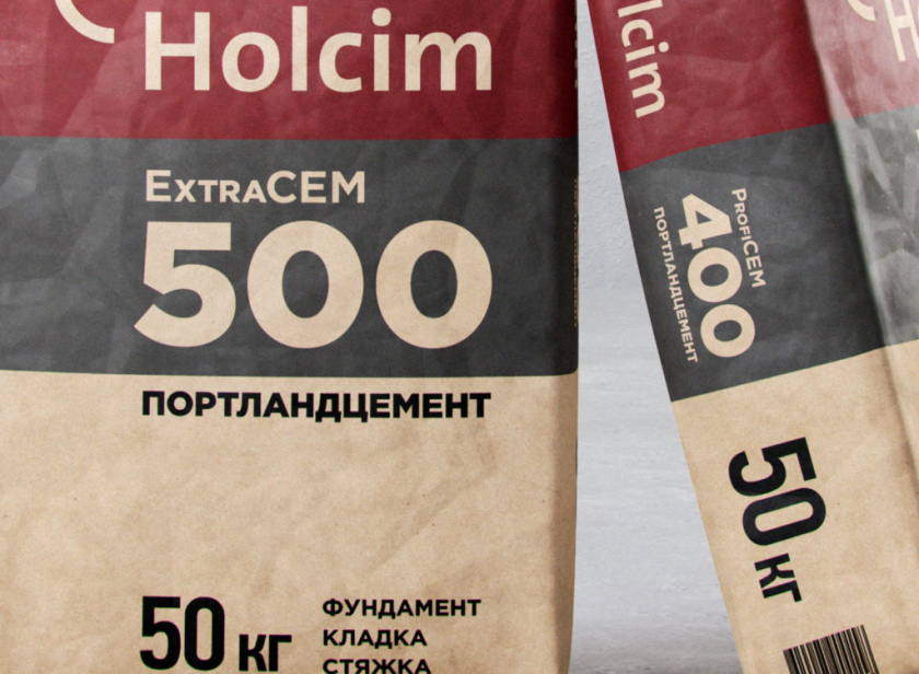 Holcim建筑混合水泥材料包裝設(shè)計