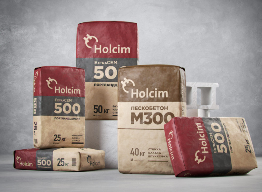 Holcim建筑混合水泥材料包裝設(shè)計