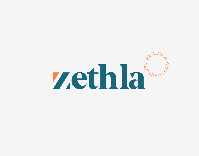 Zethla 建筑公司logo設(shè)計(jì)vi設(shè)計(jì),正方形被斜切出字母Z+藍(lán)橙工業(yè)配色 Zethla 建筑公司logo設(shè)計(jì)vi設(shè)計(jì),正方形被斜切出字母Z+藍(lán)橙工業(yè)配色