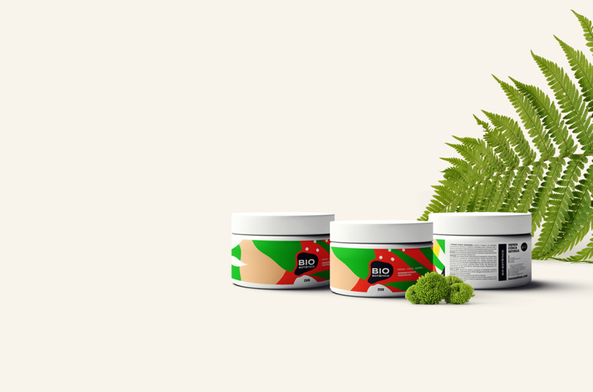 Bio Botanico 專業(yè)護發(fā)產品包裝設計，鮮艷熱帶風格元素