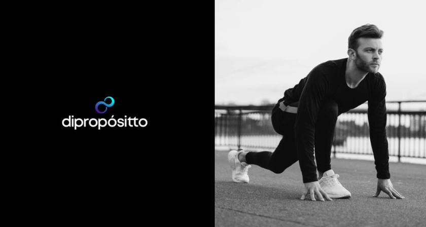 dipropósito 健身會所品牌視覺形象設(shè)計vi設(shè)計，活力動感的漸變色風(fēng)格