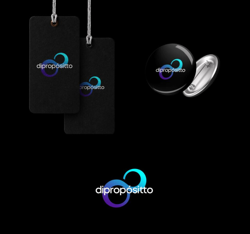 dipropósito 健身會所品牌視覺形象設(shè)計vi設(shè)計，活力動感的漸變色風(fēng)格