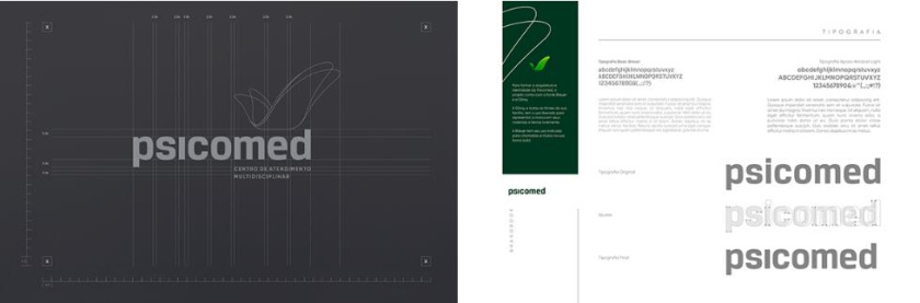 Psicomed 醫(yī)院品牌形象設(shè)計logo設(shè)計vi設(shè)計，高端與富有生命力