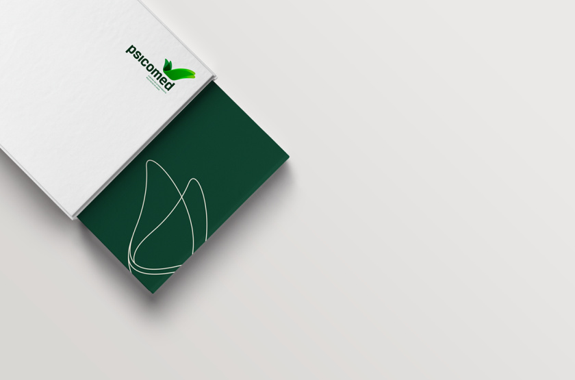 Psicomed 醫(yī)院品牌形象設(shè)計logo設(shè)計vi設(shè)計，高端與富有生命力