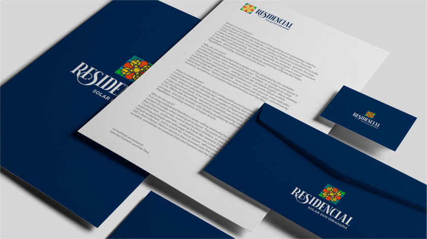 Residencial高端住宅地產(chǎn)logo設(shè)計(jì)vi設(shè)計(jì)，教堂+太陽(yáng)+想日款+馬賽克元素