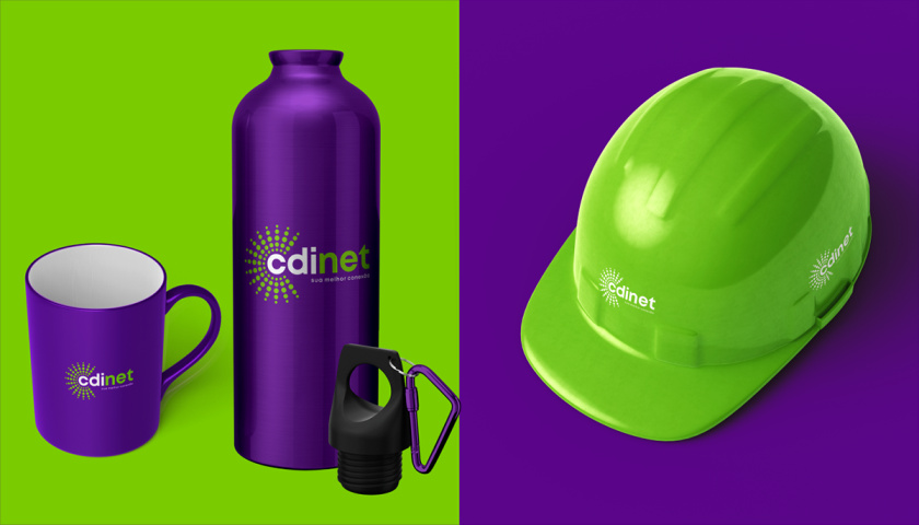 cidnet 互聯(lián)網(wǎng)科技公司vi設(shè)計品牌視覺識別設(shè)計。動感的光芒圓點