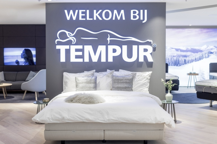 Tempur泰普爾床墊旗艦店店鋪空間設計，新北歐酒店風格