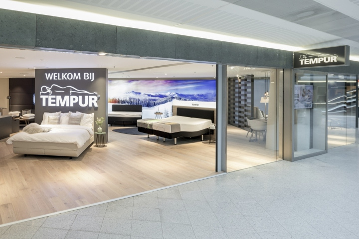 Tempur泰普爾床墊旗艦店店鋪空間設計，新北歐酒店風格