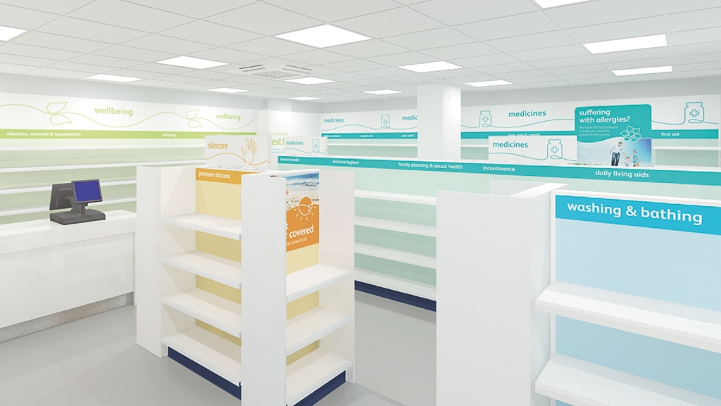 Sopharma 零售藥店新品牌創(chuàng)建開發(fā)與全案策劃設(shè)計(jì)-藥房室內(nèi)空間設(shè)計(jì)