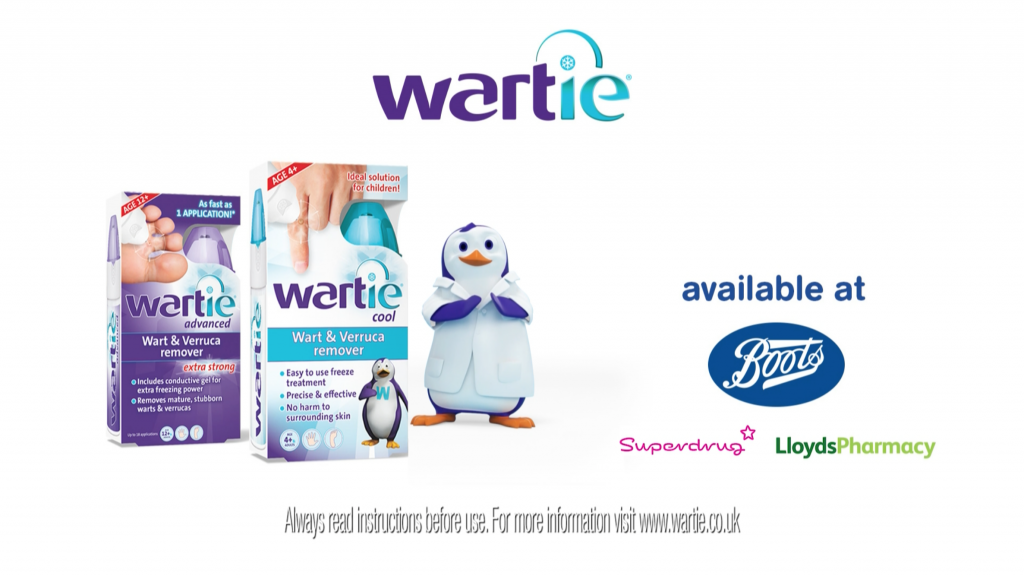 Wartie治療兒童疣皮膚病藥品TVC廣告策劃與企鵝科學家吉祥物設(shè)計