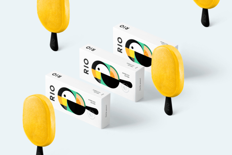 RIO冰淇淋棒冰冷飲包裝設(shè)計(jì)“巨嘴鳥(niǎo)插畫(huà)設(shè)計(jì)”款