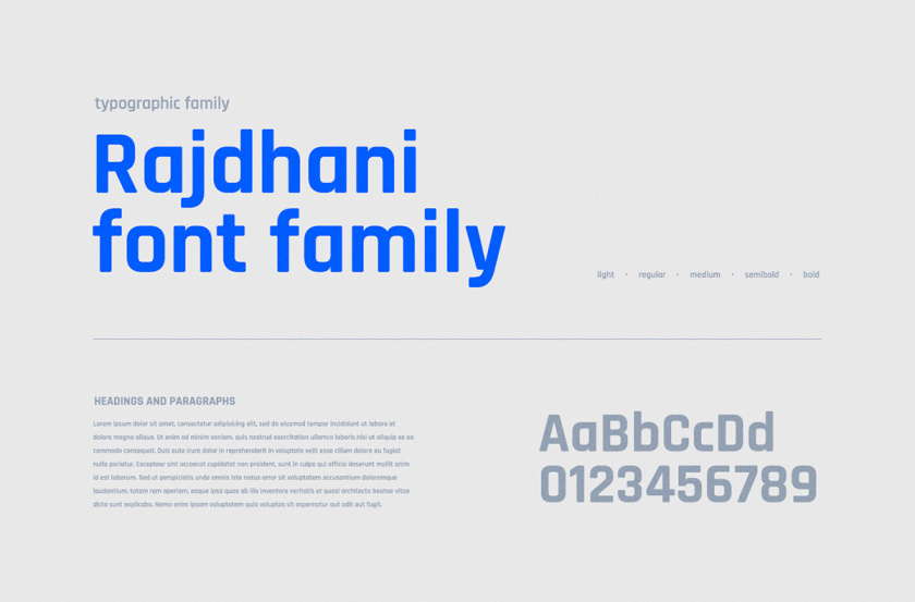 Blue 5 Solutions 科技公司企業(yè)品牌形象vi設(shè)計(jì),,幾何同色系藍(lán)色色塊輔助圖形