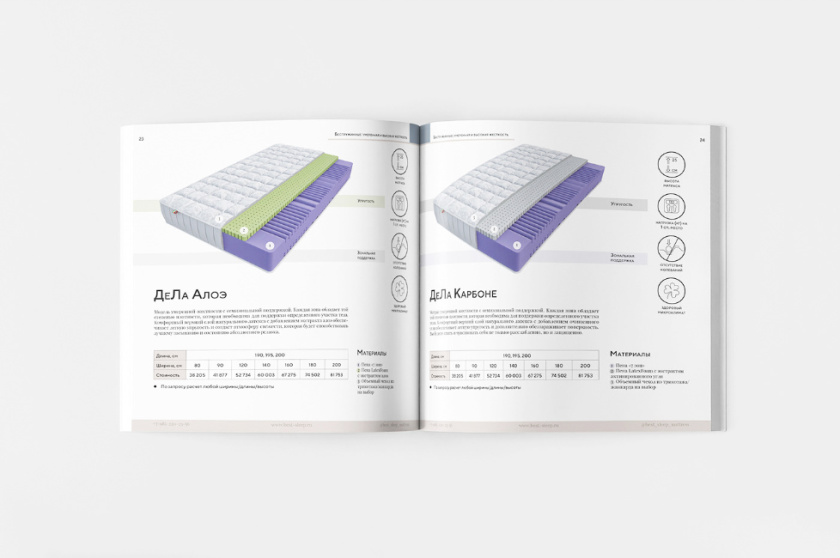 Mattress 俄羅斯床墊產(chǎn)品目錄畫(huà)冊(cè)設(shè)計(jì)