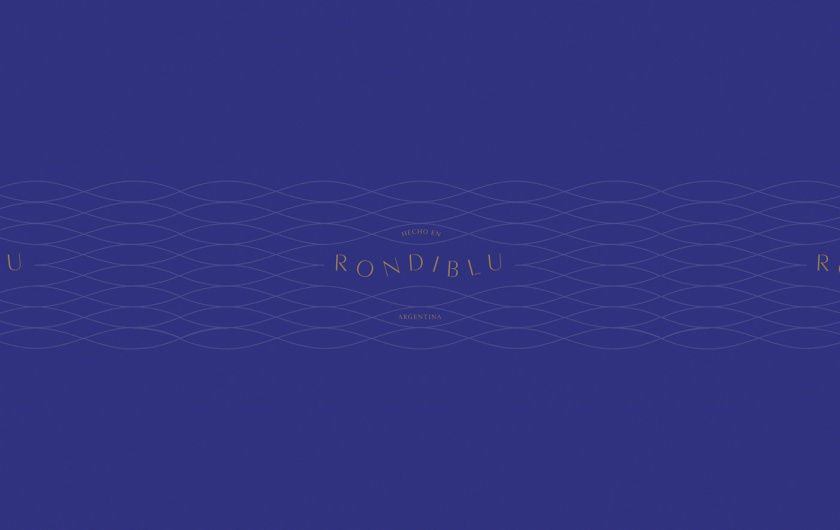 RONDIBLU 床墊睡眠產(chǎn)品品牌形象vi設(shè)計(jì)，交織的紡織與床墊波浪曲線