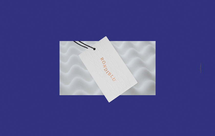 RONDIBLU 床墊睡眠產(chǎn)品品牌形象vi設(shè)計(jì)，交織的紡織與床墊波浪曲線