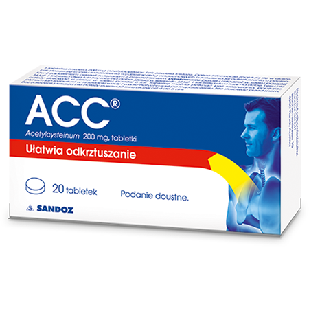 ACC抗支氣管炎藥品盒包裝設(shè)計(jì)。成人真人照片疊加肺部支氣管圖形