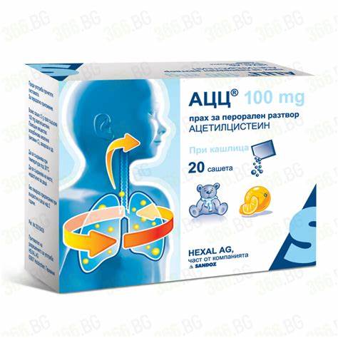 ACC抗支氣管炎藥品盒包裝設(shè)計(jì)。兒童人體模型疊加肺部支氣管圖形