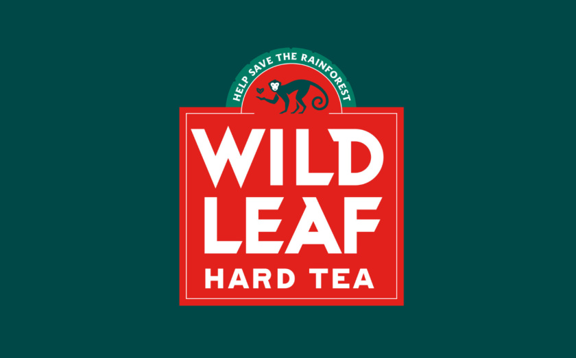 Wild Leaf 野葉硬茶水果混合茶飲飲料易拉罐包裝設(shè)計(jì)-猴子與字體logo設(shè)計(jì)
