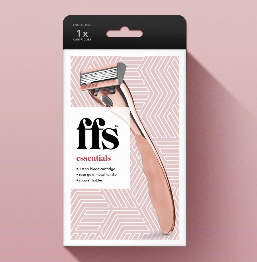 英國(guó)FFS女士剃毛刀品牌包裝設(shè)計(jì)，傳達(dá)“美麗應(yīng)該輕松”的品牌精神