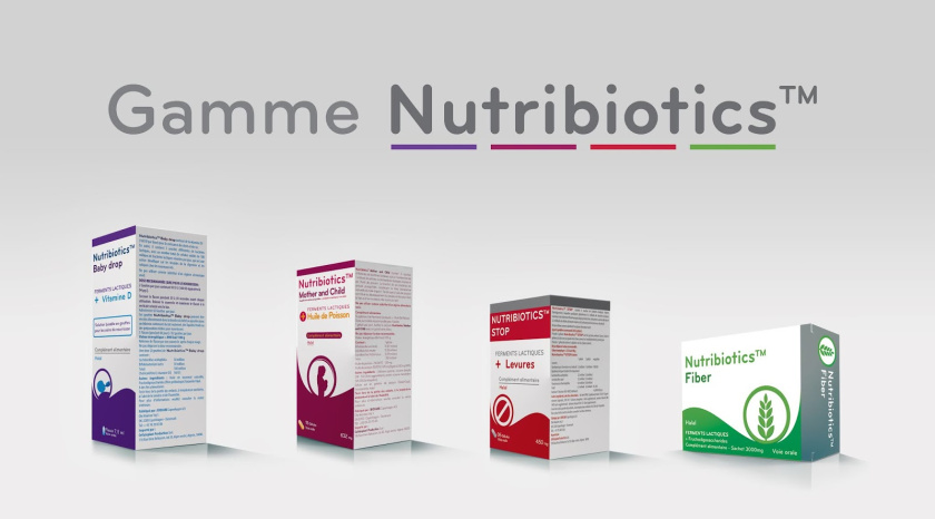 nutribiotics OTC系列藥品包裝設(shè)計(jì)，采用獨(dú)特的符號(hào)標(biāo)識(shí)來(lái)區(qū)分產(chǎn)品