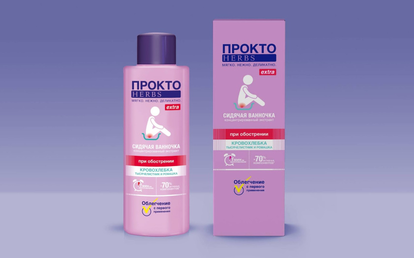 ProctoHerbs “醫(yī)藥”風(fēng)格草藥沐浴露包裝設(shè)計(jì)