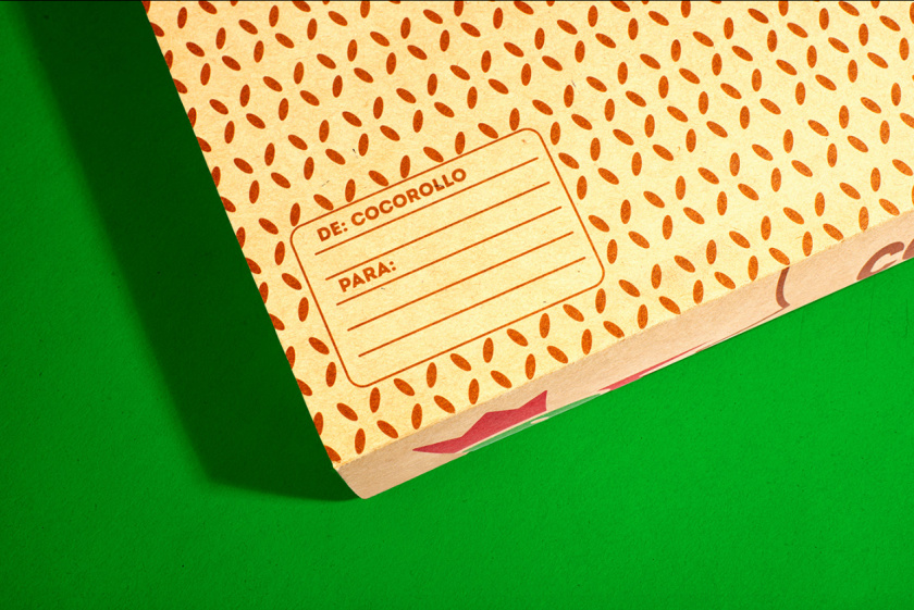 Cocorollo 雞蛋糕糕點包裝設(shè)計，一只可愛的雞插畫