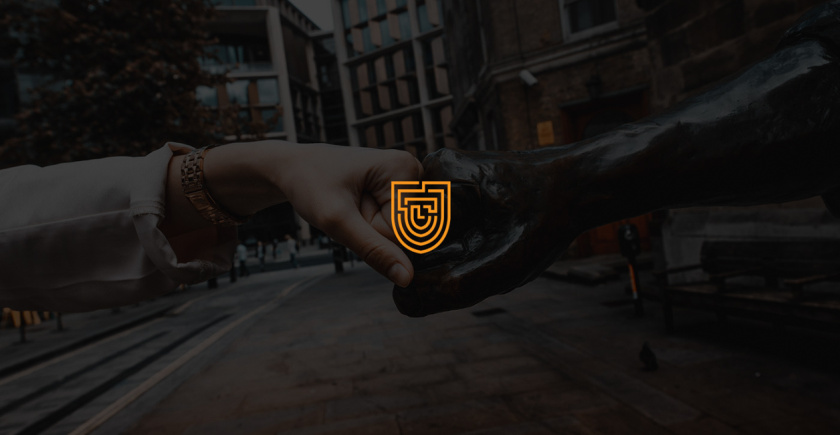 LUGHMAN 消費品公司迷宮線條盾牌logo設(shè)計與vi設(shè)計