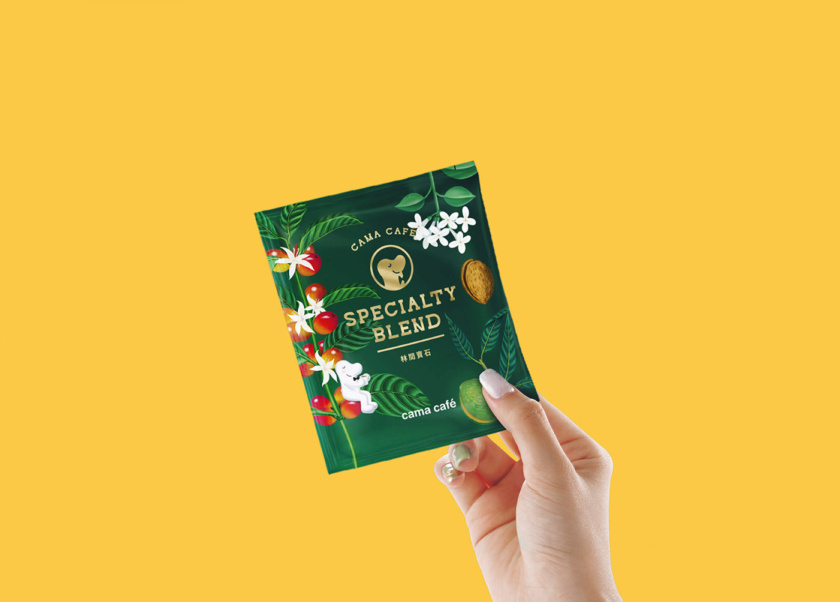 cama café 咖啡堅(jiān)果中秋團(tuán)圓禮盒包裝設(shè)計(jì)“植物草本花卉插畫(huà)”風(fēng)格