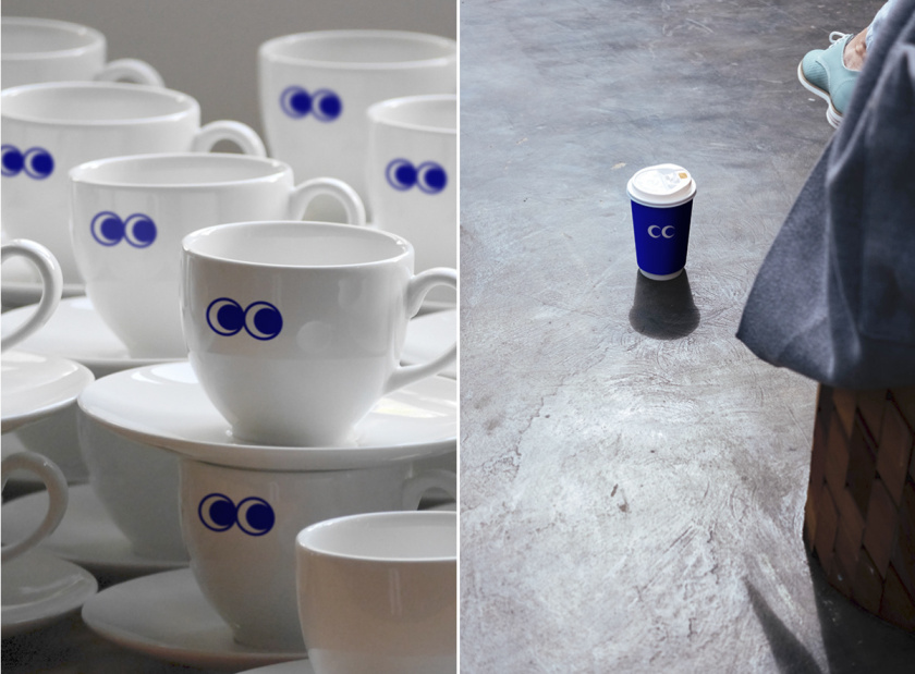 NMA CAFE 咖啡包裝設(shè)計(jì)“單色幾何元素”風(fēng)格