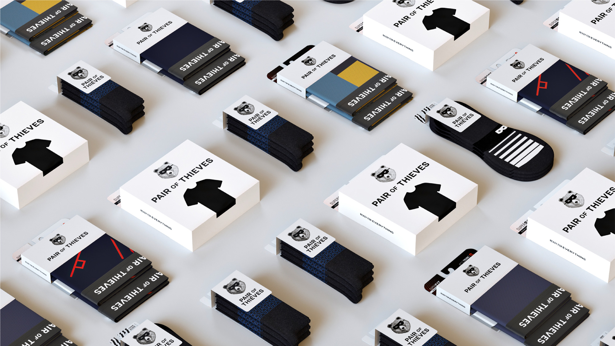 Pair of Thieves襪子內(nèi)衣公司品牌更新設(shè)計-包裝設(shè)計 Pair of Thieves襪子內(nèi)衣公司品牌更新設(shè)計-包裝設(shè)計
