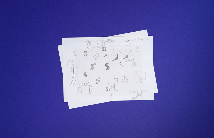 Sambrinvest 金融集團(tuán)公司logo設(shè)計(jì)品牌形象vi設(shè)計(jì)，單色簡約而又藝術(shù)的風(fēng)格