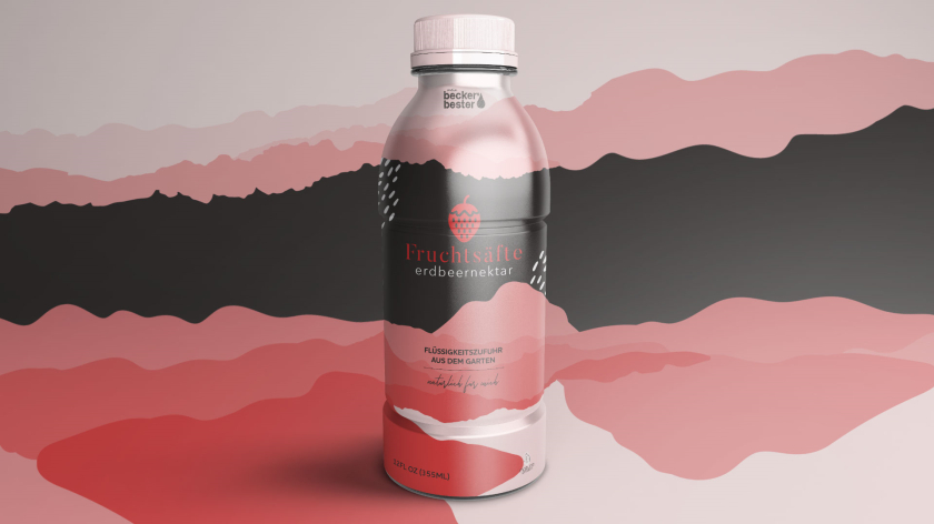 Becker''''''''s Bester 果汁包裝設(shè)計(jì)“山水水墨”風(fēng)格