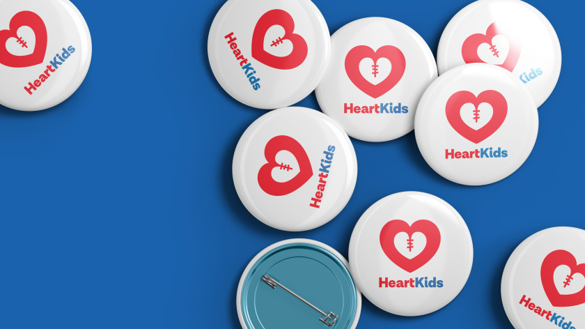 澳大利亞先天性心臟病公益慈善組織HeartKids品牌戰(zhàn)略與logo形象設(shè)計(jì),大心幫助小心