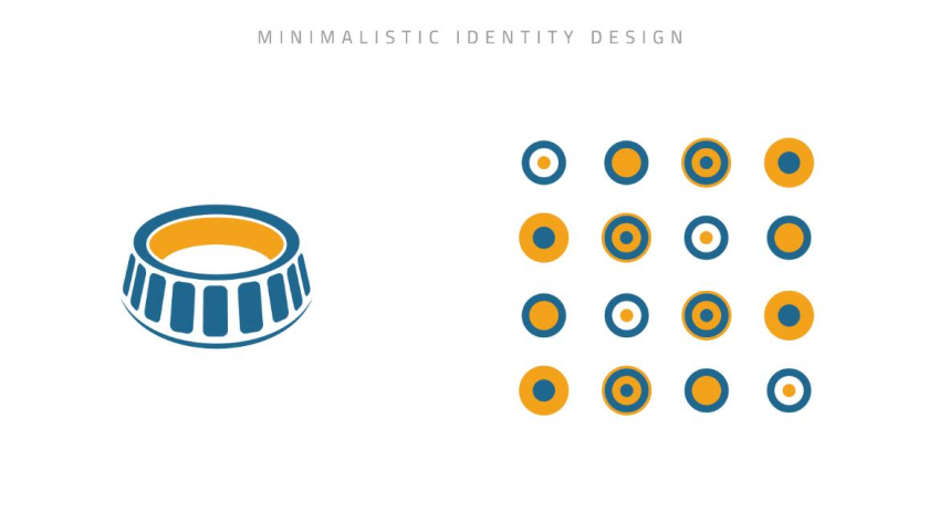 mneral circles 軸承品牌logo設計vi設計